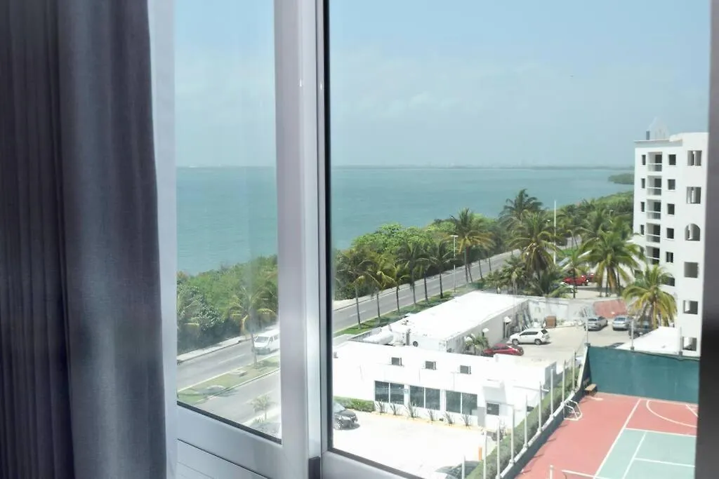 Apartment New Studio At The Beach, Pool, Gym, Spa 2D Cancun