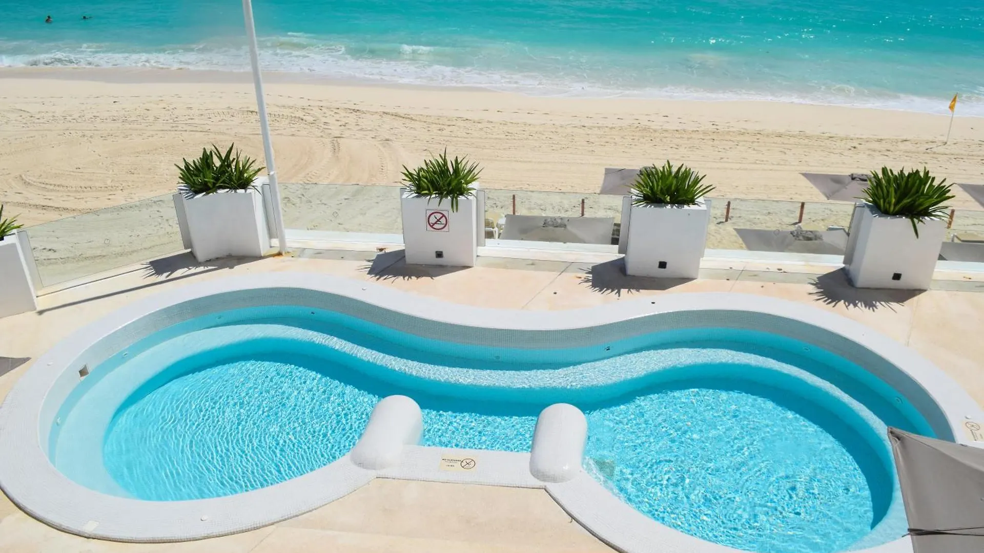 Apartment New Studio At The Beach, Pool, Gym, Spa 2D Cancun